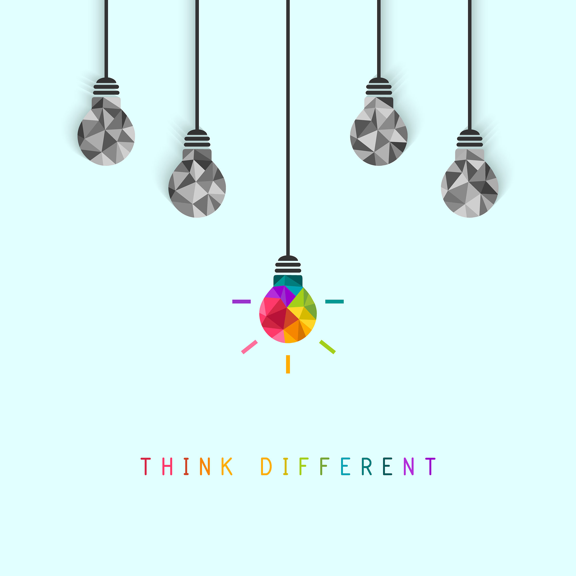 different Think differently in web design